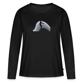 Dodgeball Ball Sports - Women's Premium Organic Long Sleeve Shirt - black - Front - Julia (174cm)