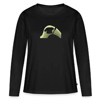 Baked Goods Baking Cake - Women's Premium Organic Long Sleeve Shirt - black - Front - Julia (174cm)