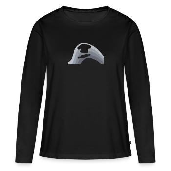 Cuisson des tartelettes - T-shirt manches longues Premium bio Femme - noir - Devant - Julia (174cm)