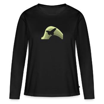 Aviator Aviator Pilot - Women's Premium Organic Long Sleeve Shirt - black - Front - Julia (174cm)