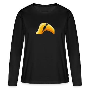 Pâtisserie pour cupcakes - T-shirt manches longues Premium bio Femme - noir - Devant - Julia (174cm)