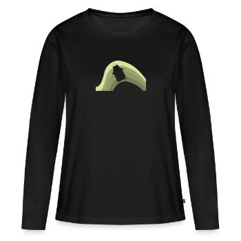 Bakery Bakery - Women's Premium Organic Long Sleeve Shirt - black - Front - Julia (174cm)