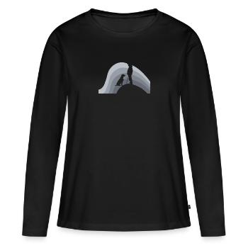 Dog Training Dog Sport Agility - Women's Premium Organic Long Sleeve Shirt - black - Front - Julia (174cm)