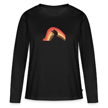 Photographie Photographe Appareil photo numérique - T-shirt manches longues Premium bio Femme - noir - Devant - Julia (174cm)