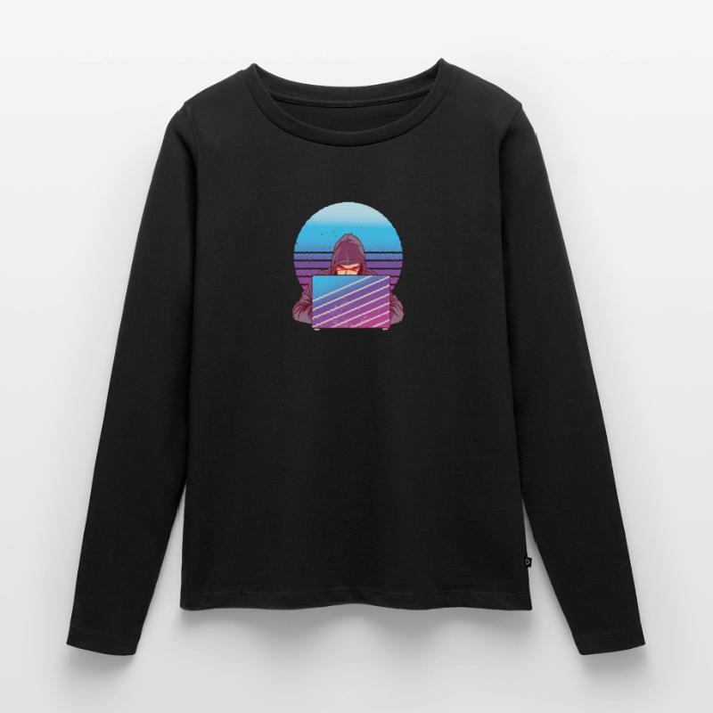 Funny Programmers Debugging Code Nerd Fun Lie Women's Premium Organic Long Sleeve Shirt