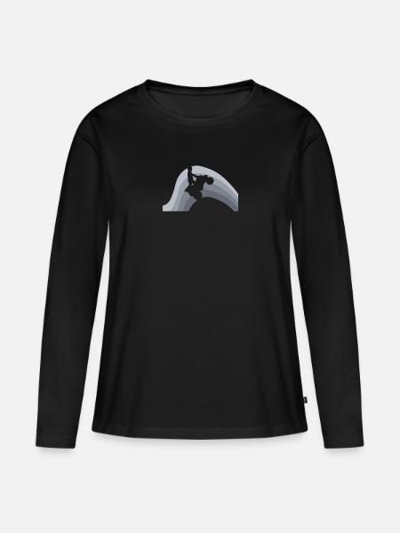 Stunt ATV2 - Frauen Premium Bio Langarmshirt - Schwarz