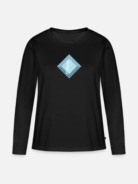 Bogen Bogen Bogenschießen - Frauen Premium Bio Langarmshirt - Schwarz