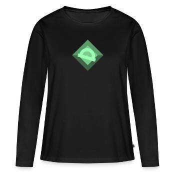 Architecte Architecte Ingénieur civil - T-shirt manches longues Premium bio Femme - noir - Devant - Julia (174cm)