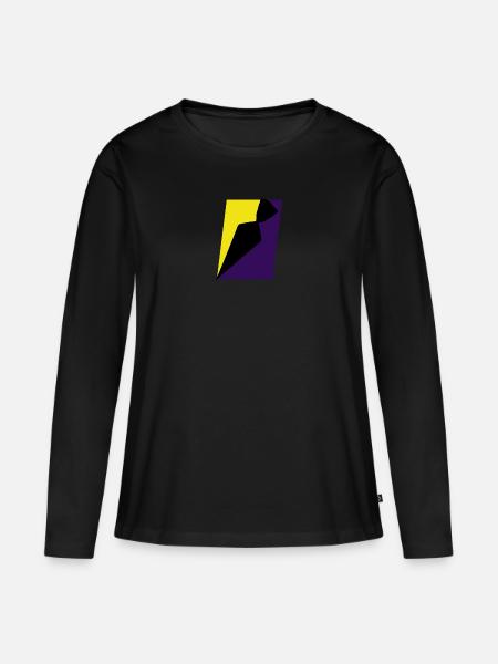 Backen Backwaren Kuchen - Frauen Premium Bio Langarmshirt - Schwarz
