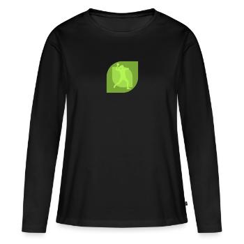 Ball Sports Ball Sports Dodgeball - Women's Premium Organic Long Sleeve Shirt - black - Front - Julia (174cm)