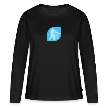 Cricket Cricket Team Cricketers - Women's Premium Organic Long Sleeve Shirt - black - Front - Julia (174cm)