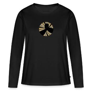 Armdrücken Bras de fer - T-shirt manches longues Premium bio Femme - noir - Devant - Julia (174cm)