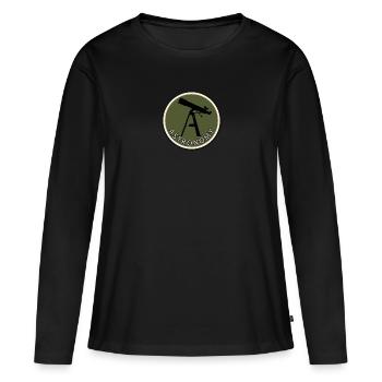 Astrophysics Celestial Bodies Astrophysics - Women's Premium Organic Long Sleeve Shirt - black - Front - Julia (174cm)