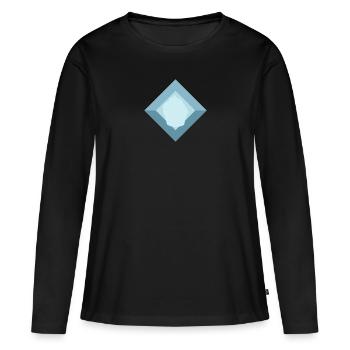 Cupcake Cupcake Törtchen - Frauen Premium Bio Langarmshirt - Schwarz - Vorne - Julia (174cm)