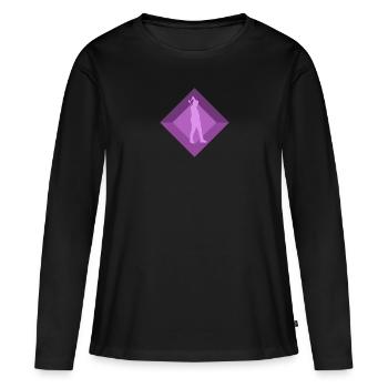 Axtwerfen Axt Axe Throwing - Frauen Premium Bio Langarmshirt - Schwarz - Vorne - Julia (174cm)