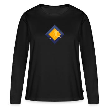 Futsal Ball Sports Futsal Player - Women's Premium Organic Long Sleeve Shirt - black - Front - Julia (174cm)