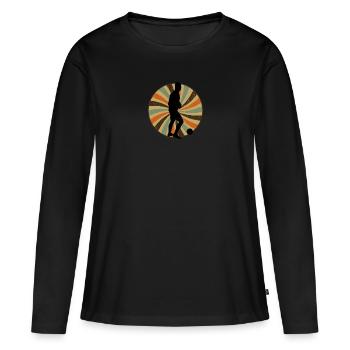 Futsal player Futsal player - Women's Premium Organic Long Sleeve Shirt - black - Front - Julia (174cm)