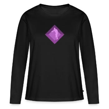 Disc Disc Golf Disc Golf Player - Women's Premium Organic Long Sleeve Shirt - black - Front - Julia (174cm)