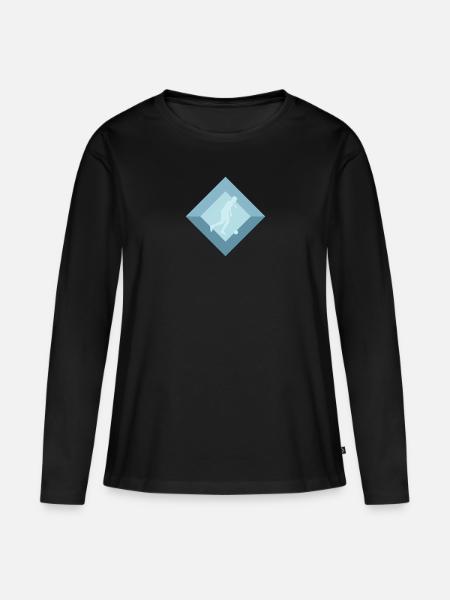 Futsal Futsalteam Futsalteam - Frauen Premium Bio Langarmshirt - Schwarz