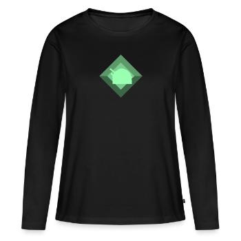 Physics Physicist Astrophysics - Women's Premium Organic Long Sleeve Shirt - black - Front - Julia (174cm)