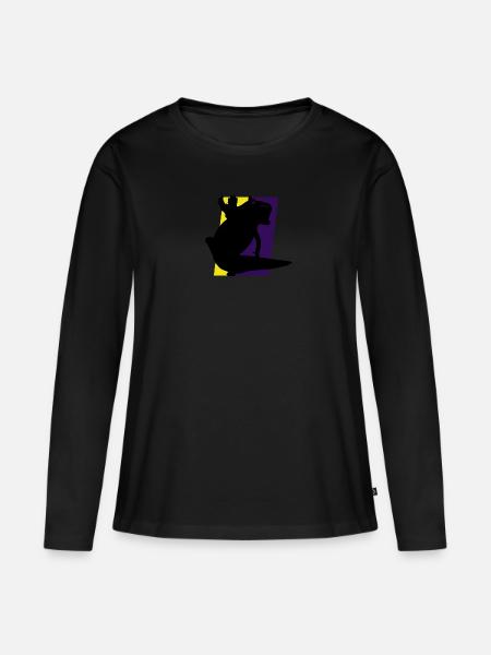 Cute Haustiere Cute - Frauen Premium Bio Langarmshirt - Schwarz