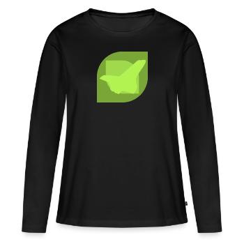 Aerospace Engineering Luftfahrt Aerospace - Frauen Premium Bio Langarmshirt - Schwarz - Vorne - Julia (174cm)