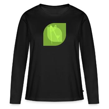 Architecte Ingénieur civil Ingénieur civil - T-shirt manches longues Premium bio Femme - noir - Devant - Julia (174cm)