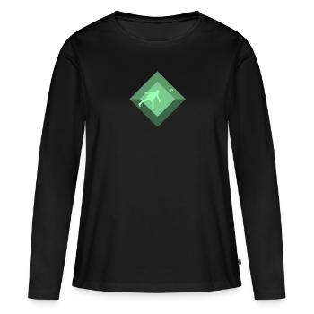Axe Axe Axe Throwing - Women's Premium Organic Long Sleeve Shirt - black - Front - Julia (174cm)