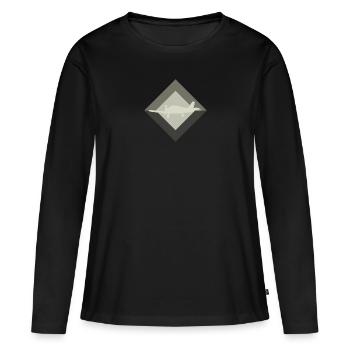 Aérospatiale Ingénierie aérospatiale Aérospatiale - T-shirt manches longues Premium bio Femme - noir - Devant - Julia (174cm)
