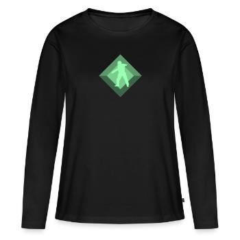 Pitcher Sports Throwing - Women's Premium Organic Long Sleeve Shirt - black - Front - Julia (174cm)
