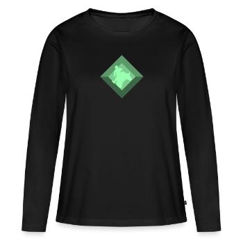 Cascade Quad Motorsport - T-shirt manches longues Premium bio Femme - noir - Devant - Julia (174cm)