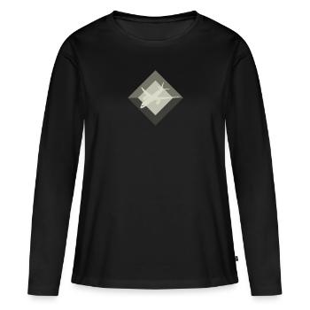Aerospace Aviation Aviator - Women's Premium Organic Long Sleeve Shirt - black - Front - Julia (174cm)