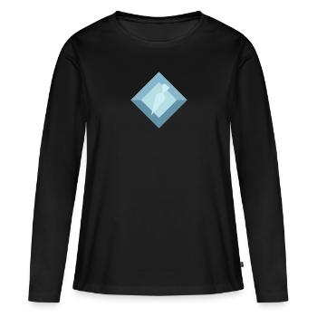 Backwaren Cupcake Cupcake - Frauen Premium Bio Langarmshirt - Schwarz - Vorne - Julia (174cm)