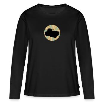 Farm Agriculture - Women's Premium Organic Long Sleeve Shirt - black - Front - Julia (174cm)