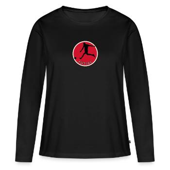 Futsal Player Futsal Player - Women's Premium Organic Long Sleeve Shirt - black - Front - Julia (174cm)