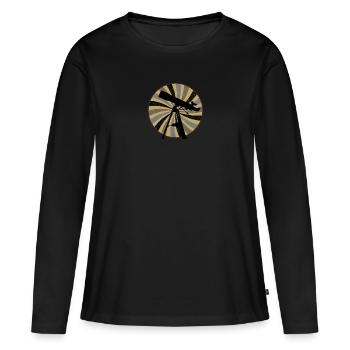 Physicist Astrophysics Astronomy - Women's Premium Organic Long Sleeve Shirt - black - Front - Julia (174cm)