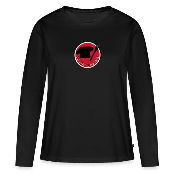 Cupcake Baking - Women's Premium Organic Long Sleeve Shirt - black - Front - Julia (174cm)