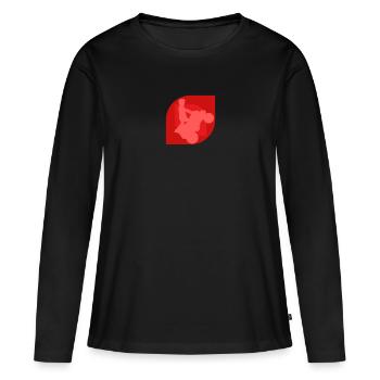 Quad Stunt Motorsport - T-shirt manches longues Premium bio Femme - noir - Devant - Julia (174cm)