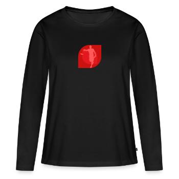 Disc Disc Golf Player - Women's Premium Organic Long Sleeve Shirt - black - Front - Julia (174cm)