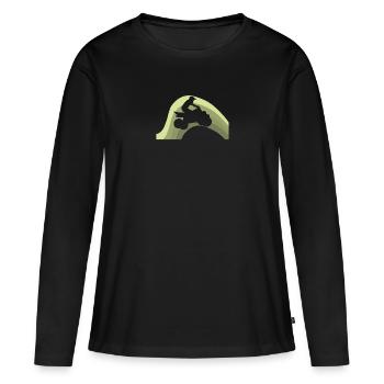 Stunt Stuntman - Frauen Premium Bio Langarmshirt - Schwarz - Vorne - Julia (174cm)