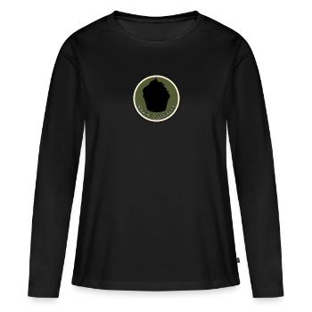 Cupcake Muffin Cupcake - Frauen Premium Bio Langarmshirt - Schwarz - Vorne - Julia (174cm)
