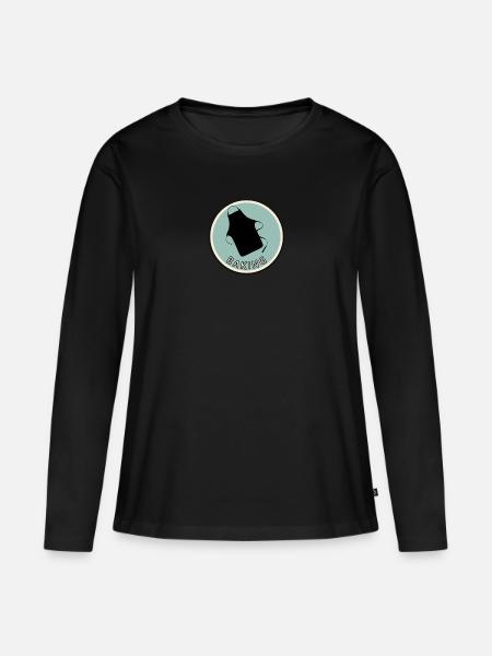 Baking Backwaren Baking - Frauen Premium Bio Langarmshirt - Schwarz