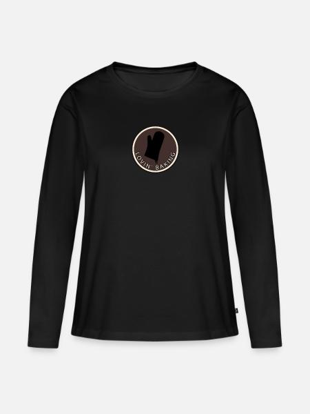 Kuchen Baking Backwaren - Frauen Premium Bio Langarmshirt - Schwarz