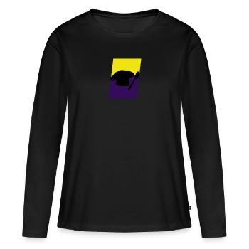 Backwaren Muffin Cupcake - Frauen Premium Bio Langarmshirt - Schwarz - Vorne - Julia (174cm)