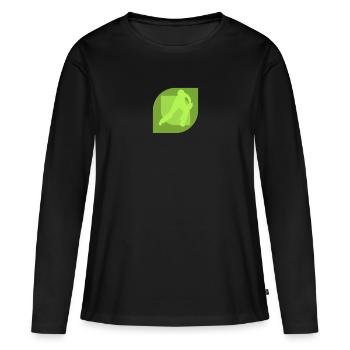 Cricket Cricketer Lancer - T-shirt manches longues Premium bio Femme - noir - Devant - Julia (174cm)