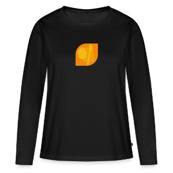Cupcake Törtchen Muffin - Frauen Premium Bio Langarmshirt - Schwarz - Vorne - Julia (174cm)
