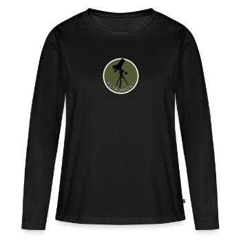 Astrophysics Astronomy Astrophysics - Women's Premium Organic Long Sleeve Shirt - black - Front - Julia (174cm)