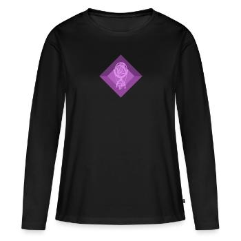 Physics Astrophysics Celestial Bodies - Women's Premium Organic Long Sleeve Shirt - black - Front - Julia (174cm)