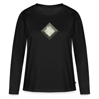 Cascadeur quadruple cascadeur - T-shirt manches longues Premium bio Femme - noir - Devant - Julia (174cm)