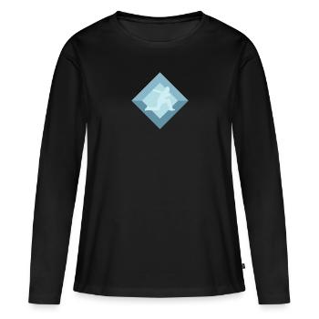 Cricket Cricket Équipe De Cricket Lancer - T-shirt manches longues Premium bio Femme - noir - Devant - Julia (174cm)
